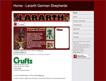 Tablet Screenshot of lararth.co.uk